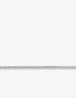 Bracelet Chaîne anglaise en or blanc 375 ‰ SO OR