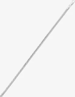 Bracelet Chaîne anglaise en or blanc 375 ‰ SO OR