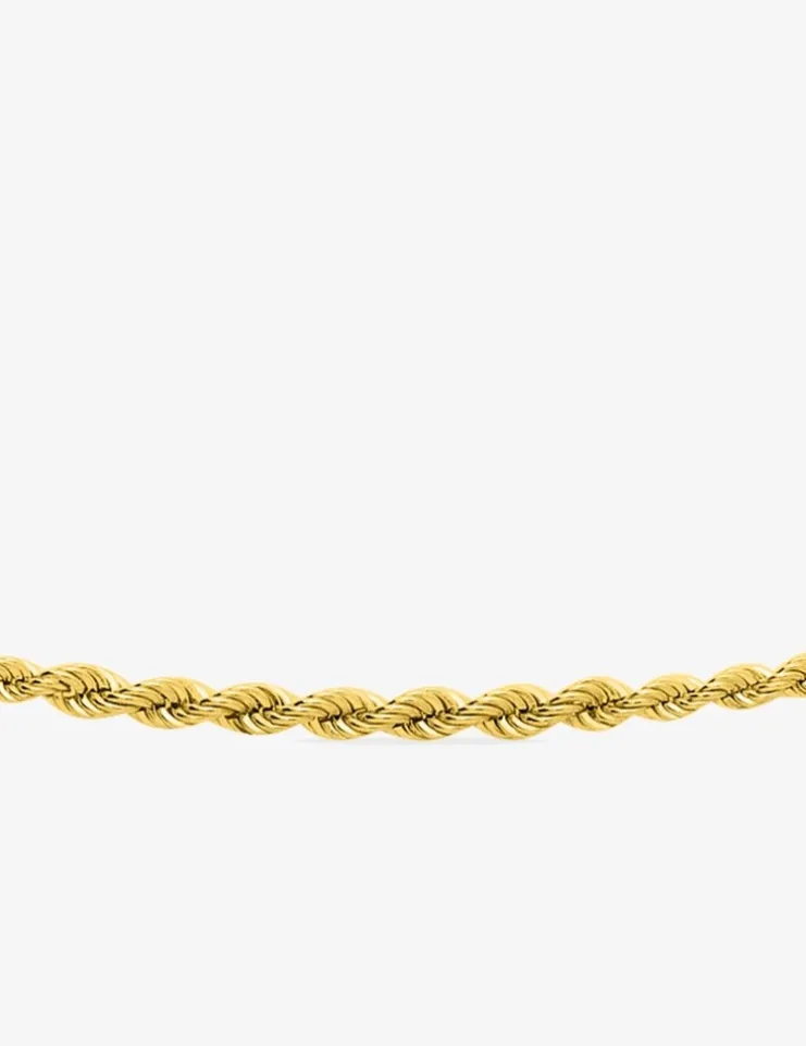 Bracelet Chaîne corde en or jaune 375 ‰ SO OR