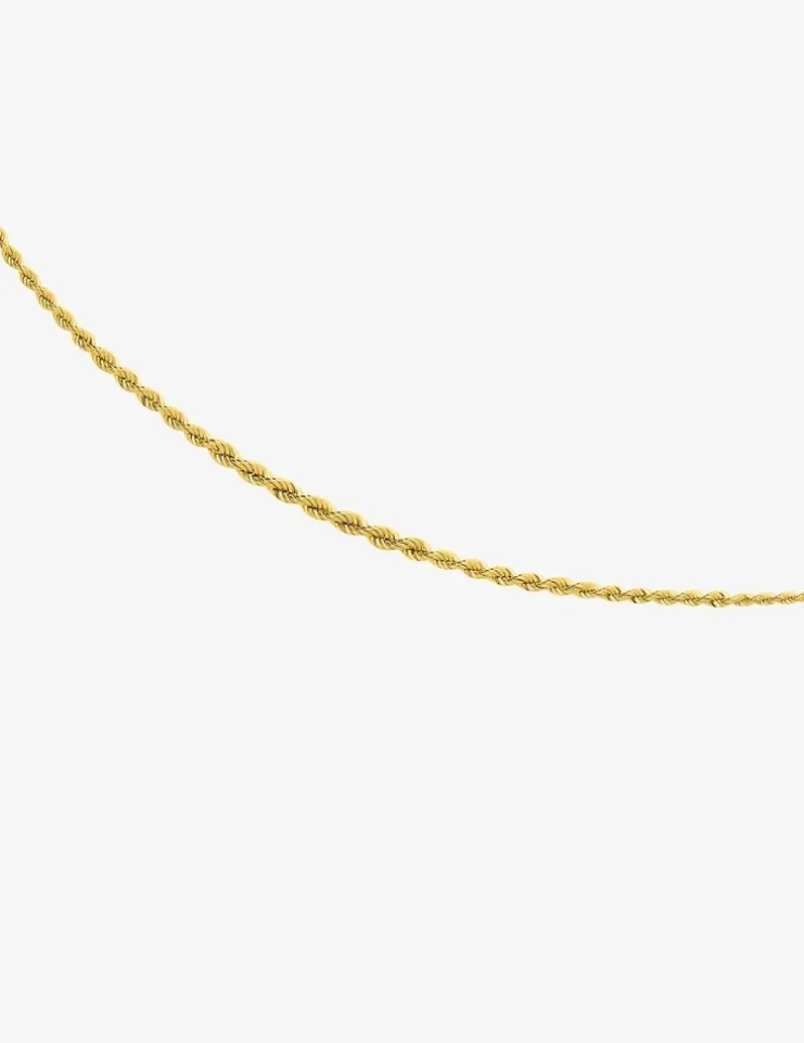 Bracelet Chaîne corde en or jaune 375 ‰ SO OR