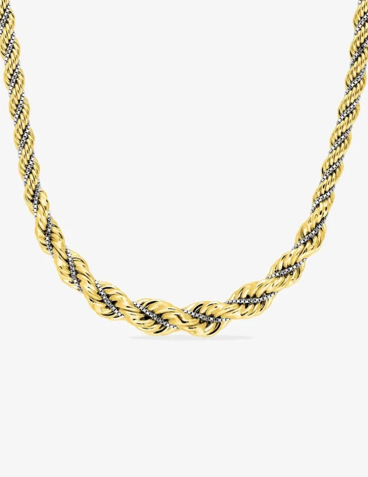 Bracelet Chaîne corde en or jaune 375 ‰ SO OR