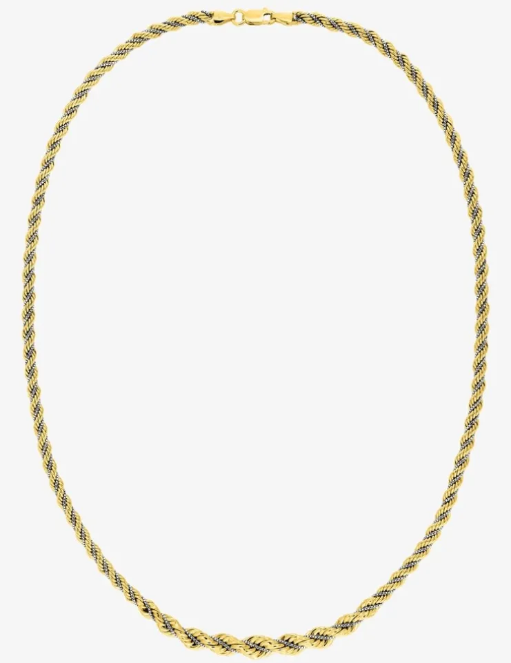 Bracelet Chaîne corde en or jaune 375 ‰ SO OR