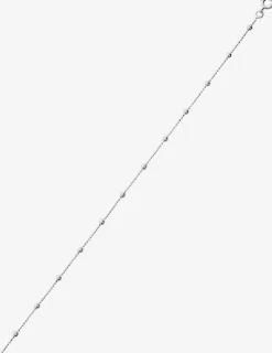 Bracelet Chaîne de cheville boules argent rhodié 925 ‰ SO OR