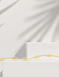 Bracelet Chaîne filigrane or jaune 375 ‰ SO OR