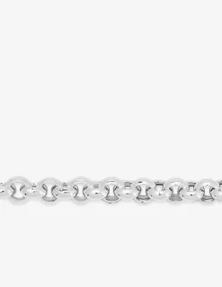 Bracelet Chaîne maille forçat et anneau marin SO OR