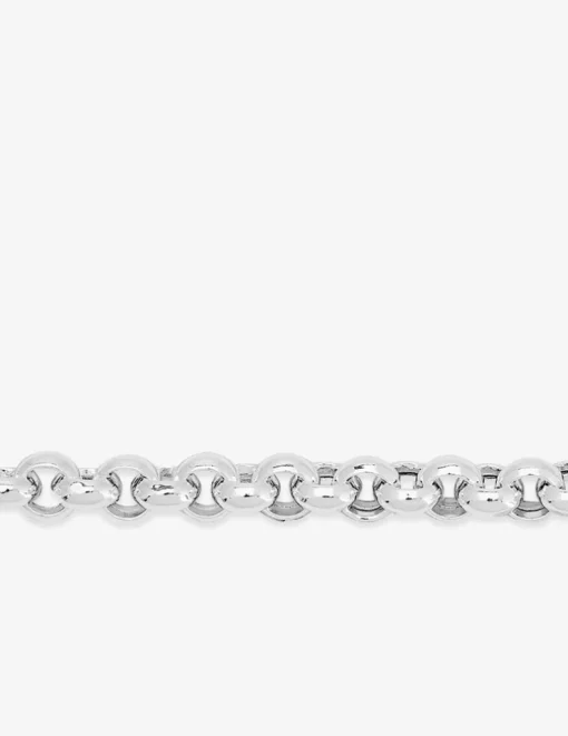 Bracelet Chaîne maille forçat et anneau marin SO OR