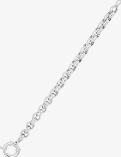 Bracelet Chaîne maille forçat et anneau marin SO OR