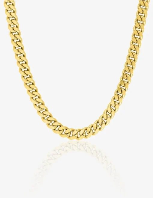 Bracelet Chaîne maille gourmette diamantée en or jaune 750‰ SO OR