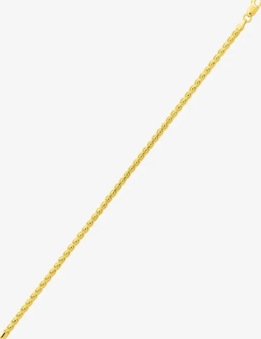 Bracelet Chaîne maille S en or jaune 375 ‰ SO OR