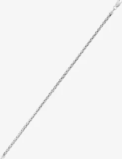 Bracelet Chaîne palmier en or blanc 375 ‰ SO OR