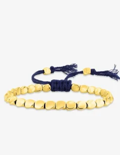 Bracelet cordon cuivre doré bleu SO OR