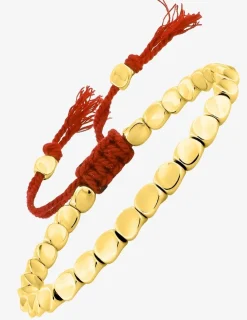 Bracelet cordon cuivre doré rouge SO OR