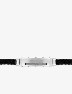 Bracelet cordon matière synthétique en acier SO OR