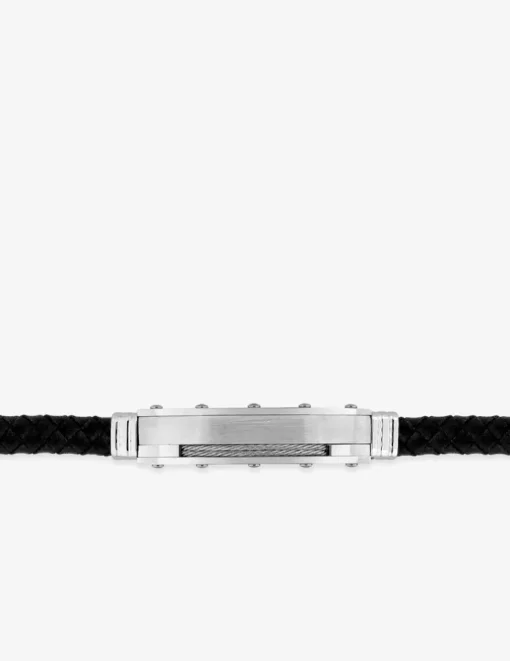 Bracelet cordon matière synthétique en acier SO OR