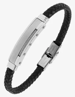 Bracelet cordon matière synthétique en acier SO OR