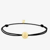 Bracelet cordon Mélodie Or jaune 375‰ et laque ivoire SO OR