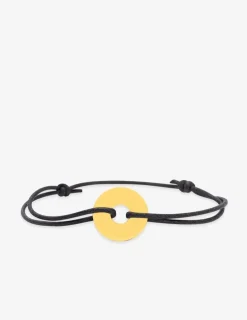 Bracelet cordon personnalisable homme plaqué or SO OR