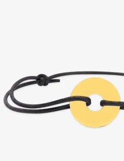 Bracelet cordon personnalisable homme plaqué or SO OR