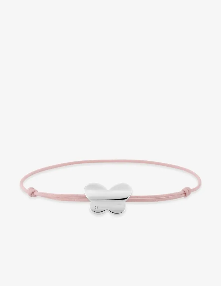 Bracelet cordon rose SO OR