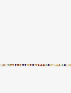 Bracelet cristaux multicolores acier doré SO OR
