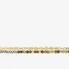 Bracelet cristaux synthétiques bicolores et acier doré SO OR