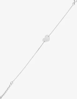 Bracelet cœur argent 925‰ rhodié SO OR