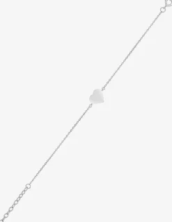 Bracelet cœur en argent 925‰ rhodié SO OR