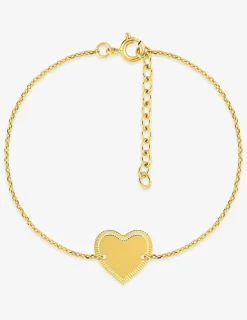 Bracelet cœur plaqué or SO OR