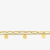Bracelet deux rangs en acier doré SO OR