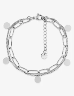 Bracelet deux rangs en acier SO OR