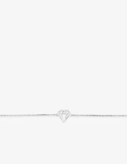 Bracelet diamant en argent 925‰ rhodié SO OR