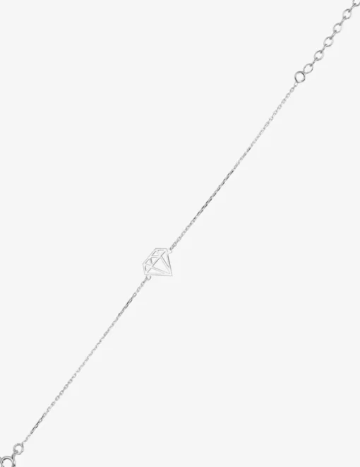 Bracelet diamant en argent 925‰ rhodié SO OR