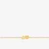 Bracelet double cœur or jaune 375‰ SO OR