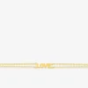 Bracelet double rang LOVE plaqué or SO OR
