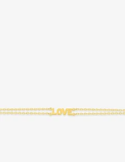 Bracelet double rang LOVE plaqué or SO OR