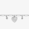 Bracelet en acier cristal blanc SO OR