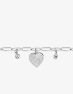 Bracelet en acier cristal blanc SO OR