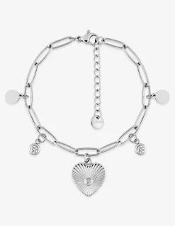 Bracelet en acier cristal blanc SO OR