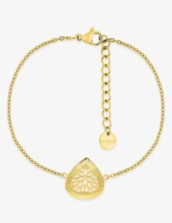 Bracelet en acier doré avec motif ajouré SO OR