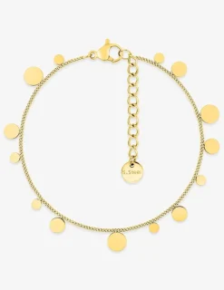 Bracelet en acier doré avec pampilles SO OR