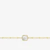 Bracelet en acier doré et nacre blanc SO OR