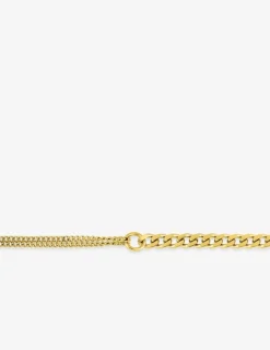 Bracelet en acier doré, maille fantaisie SO OR