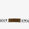 Bracelet en acier et bambou SO OR