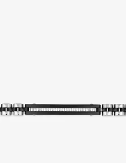 Bracelet en acier noir et gris SO OR