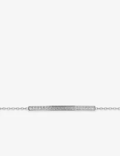 Bracelet en acier, oxydes de zirconium SO OR
