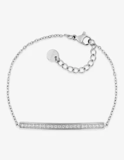 Bracelet en acier, oxydes de zirconium SO OR