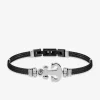 Bracelet en acier rigide, motif ancre SO OR