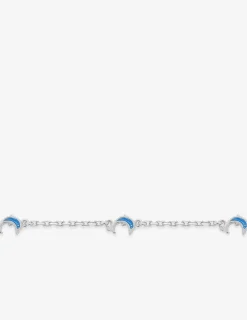 Bracelet en argent 925 ‰ rhodié, motifs dauphin SO OR