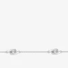 Bracelet en argent 925 ‰ rhodié et oxydes de zirconium SO OR