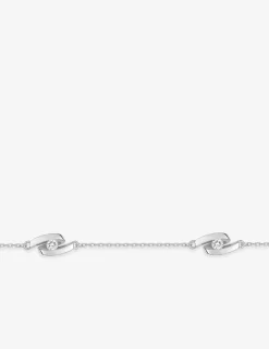 Bracelet en argent 925 ‰ rhodié et oxydes de zirconium SO OR
